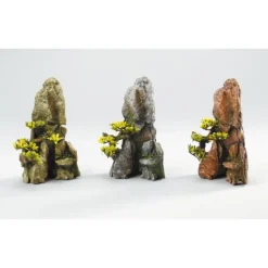 EUROPET Assortiment de décors avec bonsaï pour aquarium 17,2 cm