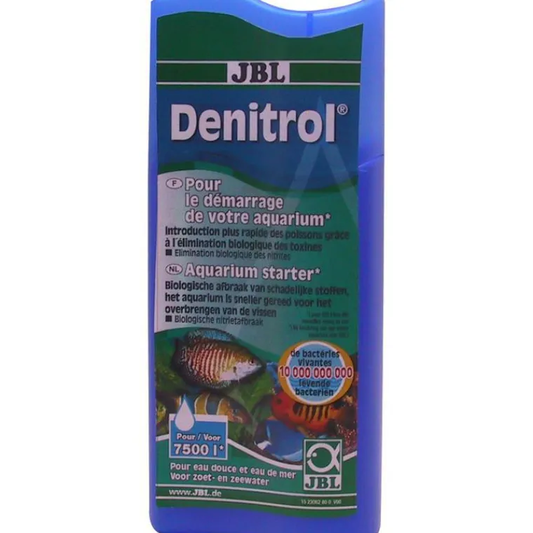 JBL Bactéries pour aquarium Denitrol. Le flacon de 100 ml