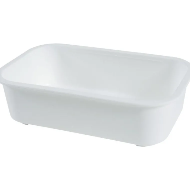 ZOLUX Baignoire intérieure pour les oiseaux coloris blanc en plastique - 4 x 8,5 x 14 cm
