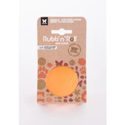 MARTIN SELLIER Balle en caoutchouc Rubb’n’Roll Color orange Ø 7 cm