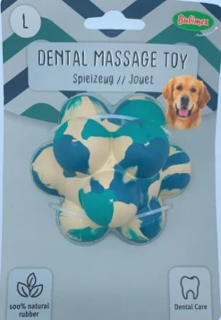 BUBIMEX Balle pour chien en caoutchouc naturel coloris bleu Beta – Taille L