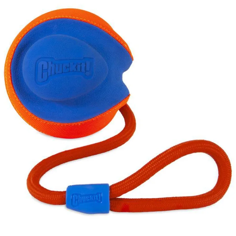 CHUCKIT! Balle pour chien orange Caoutchouc Rope Fetch
