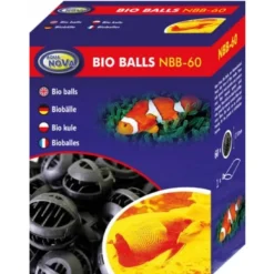 BLUE CORAL Balles bio filtrantes AQUA NOVA - Boîte de 60 pièces