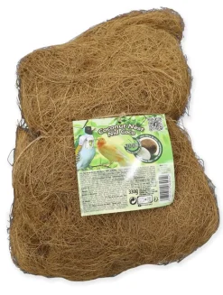 GIRARD Ballotin pour oiseaux exotiques en fibre de coco coloris marron Tyrol - 330 g