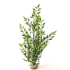 LABEO Bambou vert en plastique moyen modèle 34 cm
