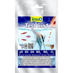 ZOLUX Bandelettes de tests d'eau 6 en 1, TETRA - pack de 10