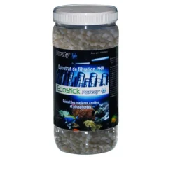 AQUAVIE Bio pellet pour aquarium d'eau de mer coloris marron – 500 ml