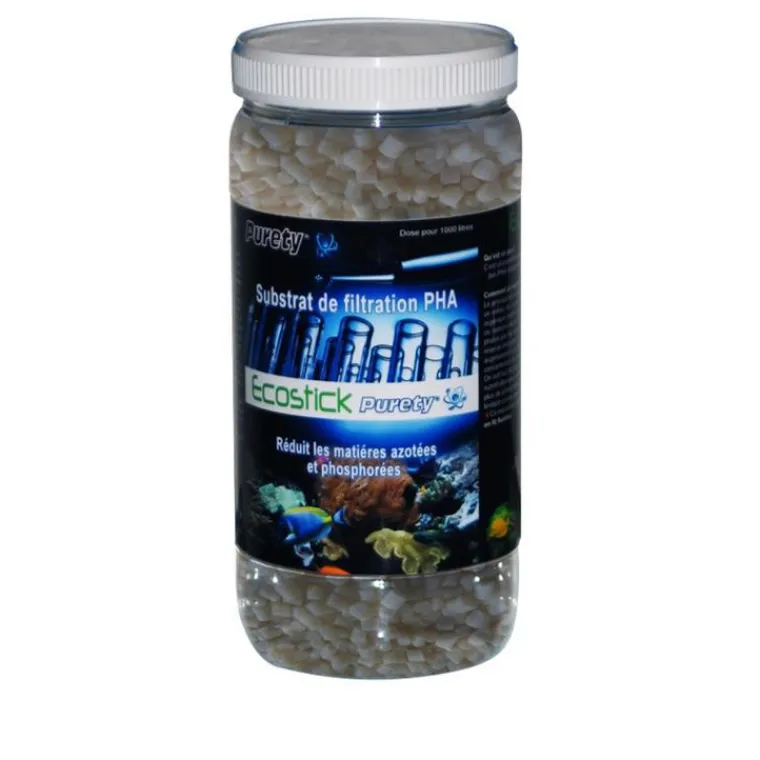 AQUAVIE Bio pellet pour aquarium d'eau de mer coloris marron – 500 ml