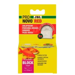 JBL Bloc de nourriture pour poisson rouges Pronovo red Holiday – Les 3 pièces