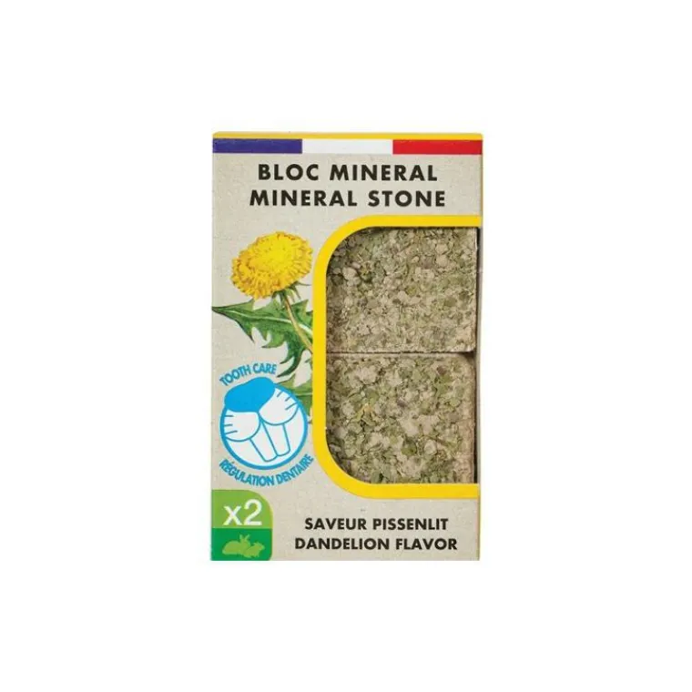 ZOLUX Bloc minéral eden au pissenlit gris 2 x 200