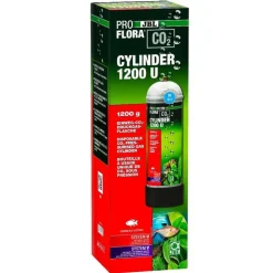 JBL Bouteille de CO2 à usage unique pour aquarium coloris gris ProFlora – 1200 g