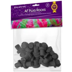 BLUE CORAL Bouturage noir sur rock plug, AQUAFOREST, lot de 24 pièces