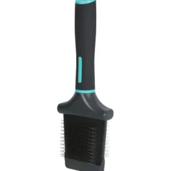 ZOLUX Brosse pour chien double flexible coloris noir ANAH – Taille M