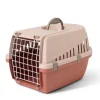SAVIC Cage de transport pour chat et petit chien coloris champagne Trotter 1 - 49 x 33 x 30 cm