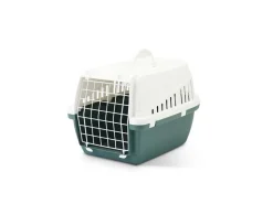 SAVIC Cage de transport pour chien coloris vert nordique Trotter 1 - 49 x 33 x 30 cm