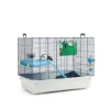 SAVIC Cage pour furet et rat coloris gris Freddy 2 – 80 x 50 x 63 cm