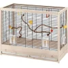 FERPLAST Cage pour oiseau avec armature en bois certifié FSC® Giuletta 6