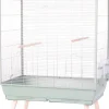 ZOLUX Cage pour oiseaux coloris vert Neo 2 Jili XL – 81 x 48 x 152 cm