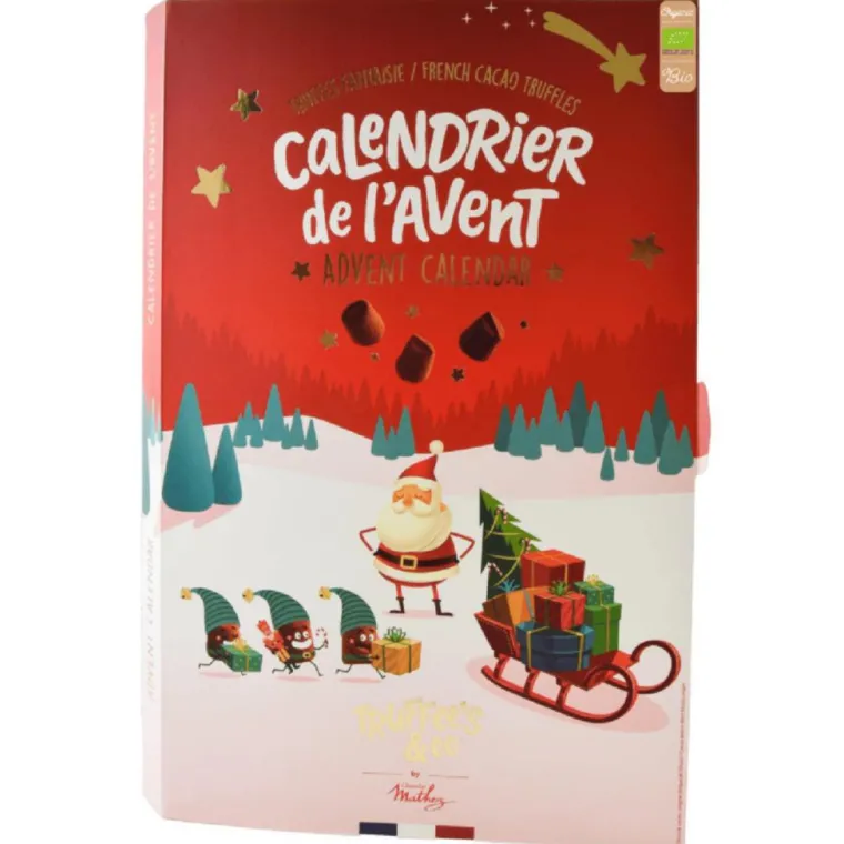 MATHEZ Calendrier de l'Avent de truffes - 39 x 24,5 cm