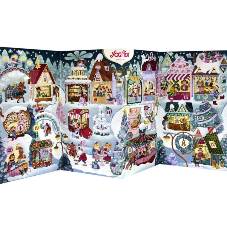YOGI TEA Calendrier de l'Avent infusions bio - 33 x 21 cm