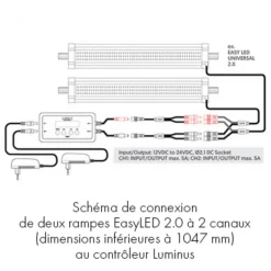 AQUATLANTIS Câble séparateur noir -