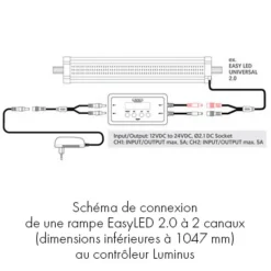AQUATLANTIS Câble séparateur noir -