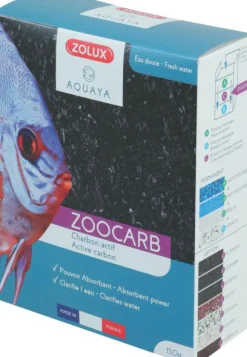 ZOLUX Charbon végétal pour aquarium coloris noir ZooCarb - 600 ml