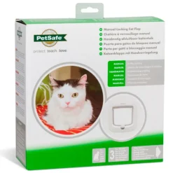 PETSAFE Chatière 4 positions luxe blanche