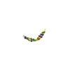 TYROL Échelle en bois pour perroquet multicolore 64x18 cm