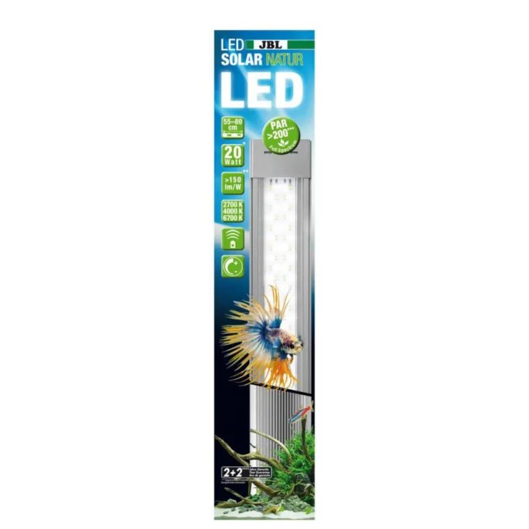 JBL Éclairage LED pour plantes d'aquarium Solar Natur 20W Gen 2