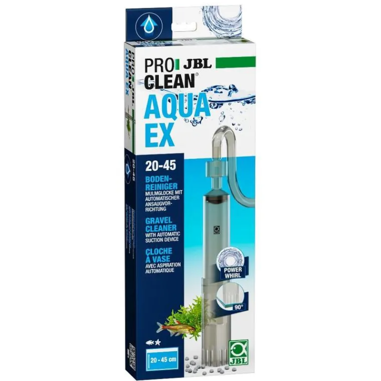 JBL Cloche à vase pour aquarium coloris noir ProClean Aquaex set 20-45