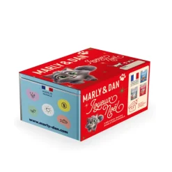 MARLY & DAN Coffret de Noël multipack pour chat - 120g