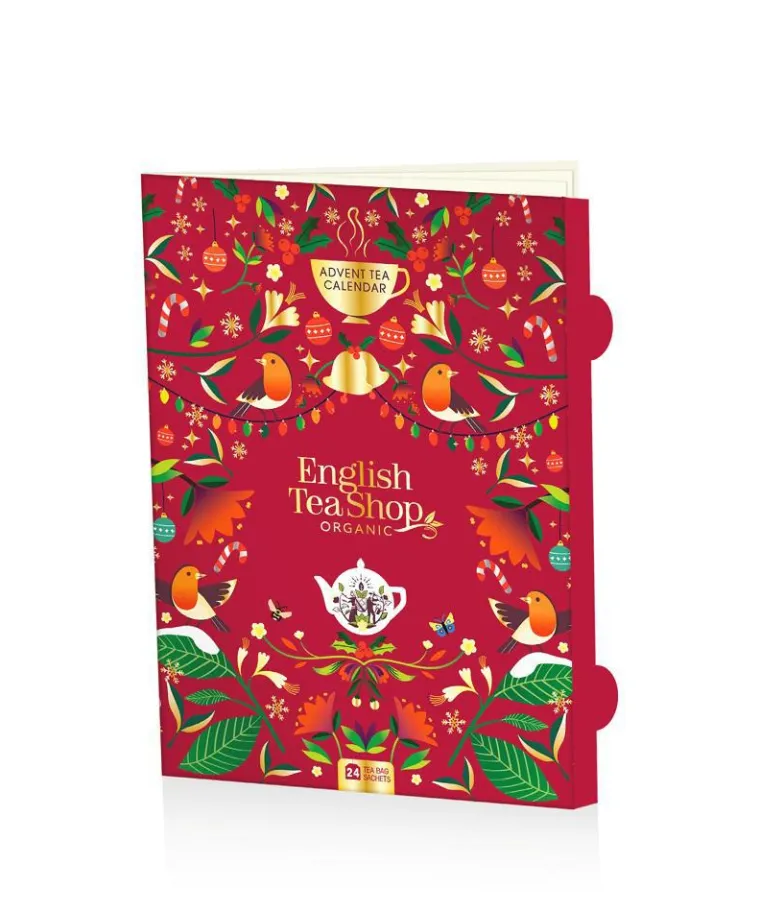 ENGLISH TEA SHOP Coffret de thé Calendrier Livre de l'Avent - 43 g