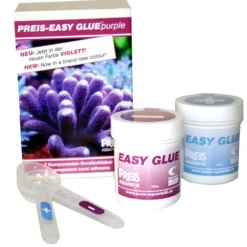 BLUE CORAL Colle à coraux easy glue purple, PREIS AQUARISTIK - 2x100g