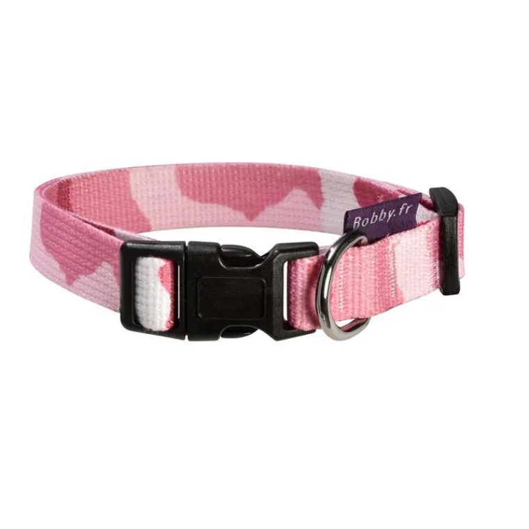 BOBBY Collier Camouflage rose taille S