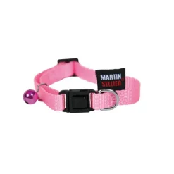 MARTIN SELLIER Collier chat rose 1x20/30 cm