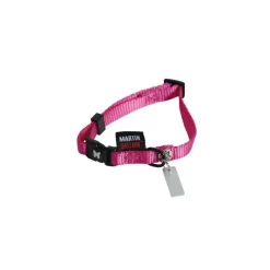 MARTIN SELLIER Collier chien réglable 10mm / 20-30cm rose