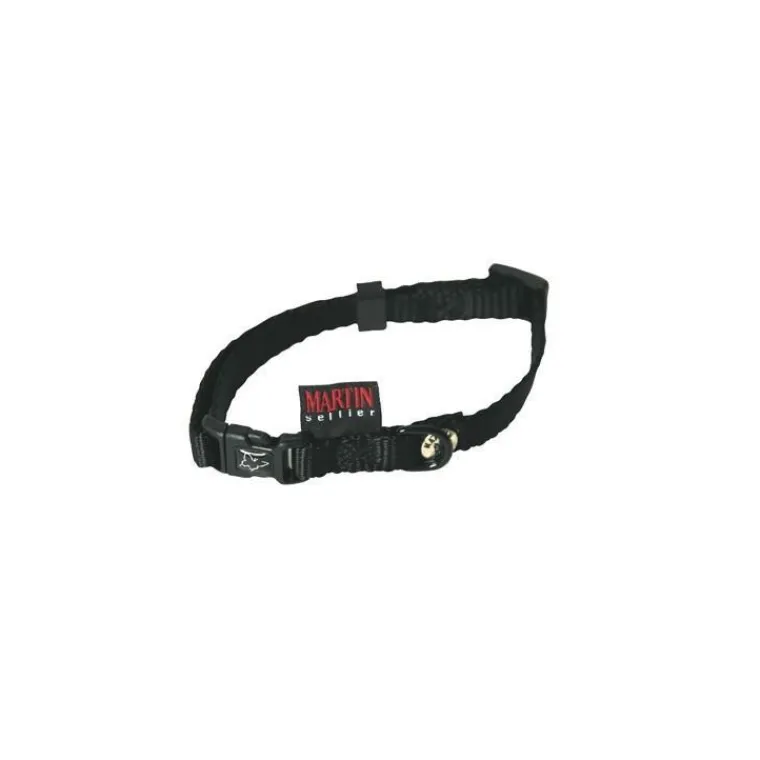 MARTIN SELLIER Collier chien réglable 10mm / 20-30cm noir