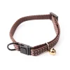 MARTIN SELLIER Collier en nylon pour chat Flash marron