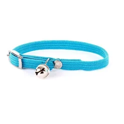 MARTIN SELLIER Collier élastique pour chat bleu