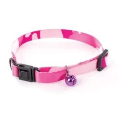 MARTIN SELLIER Collier pour chat Camouflage rose