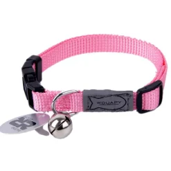 WOUAPY Collier pour chat en nylon coloris rose Basic Line - Taille unique