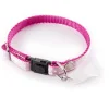 MARTIN SELLIER Collier pour chat rose à pois blancs