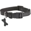BOBBY Collier pour chien coloris noir en nylon tressé Safe – Taille XL
