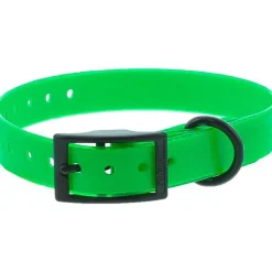 CANIHUNT Collier pour chien en polyuréthane coloris vert boucle double Xtreme - 1,9 x 0,25 x 45 cm