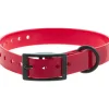 CANIHUNT Collier pour chien en polyuréthane coloris rouge boucle double Xtreme - 1,9 x 0,25 x 45 cm