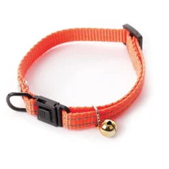 MARTIN SELLIER Collier réglable pour chat Flash orange 20/30x1 cm