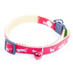 MARTIN SELLIER Collier réglable pour chat réfléchissant rouge 25/35x1 cm