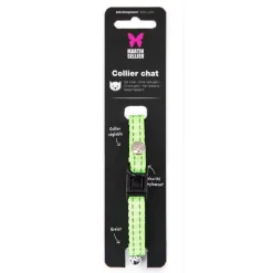MARTIN SELLIER Collier safety vert citron 20/30 x 1 cm