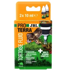 JBL Complexe vitaminé pour tortues Proterra Tortoise Fluid – 2 x 10 ml